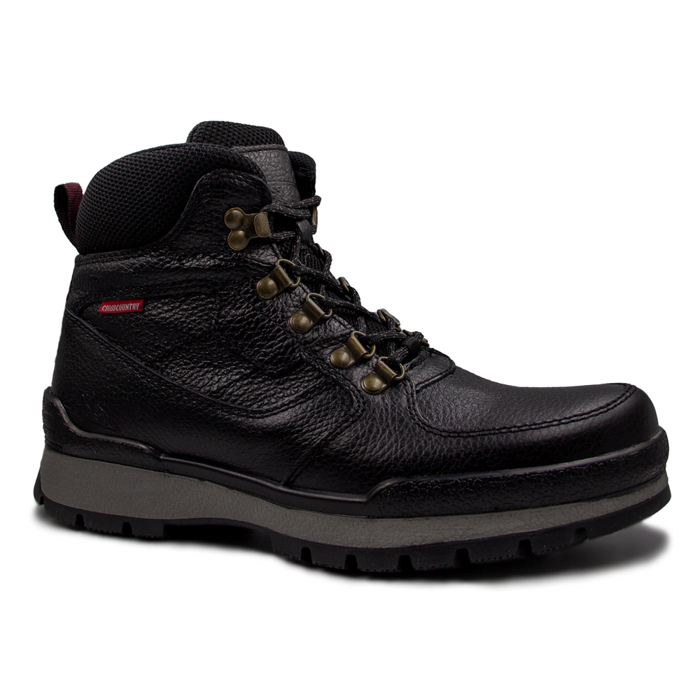 Bota Casual De Piel Linares 2879 Himalaya Negro