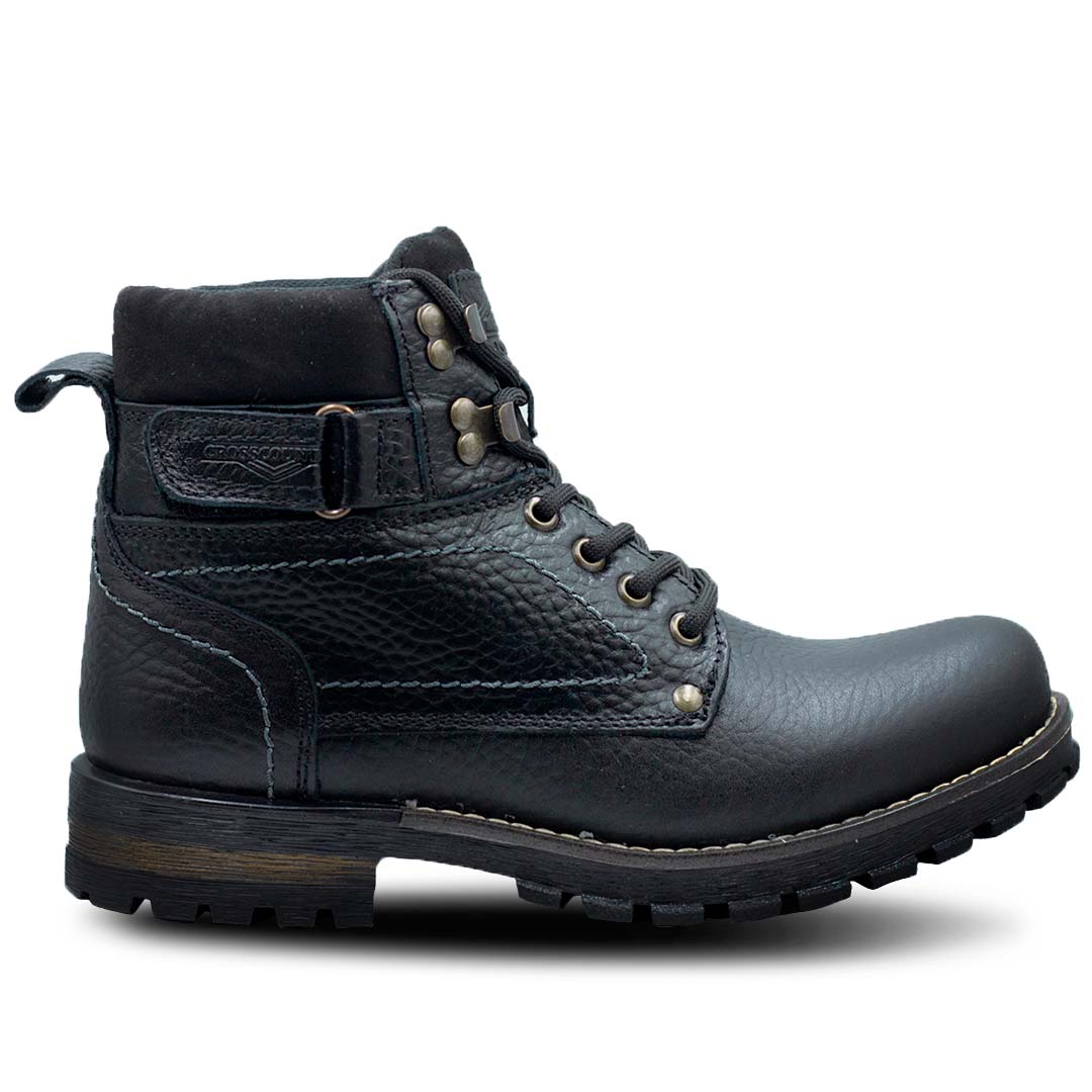 Bota Casual 2506 Oslo Grisly negro