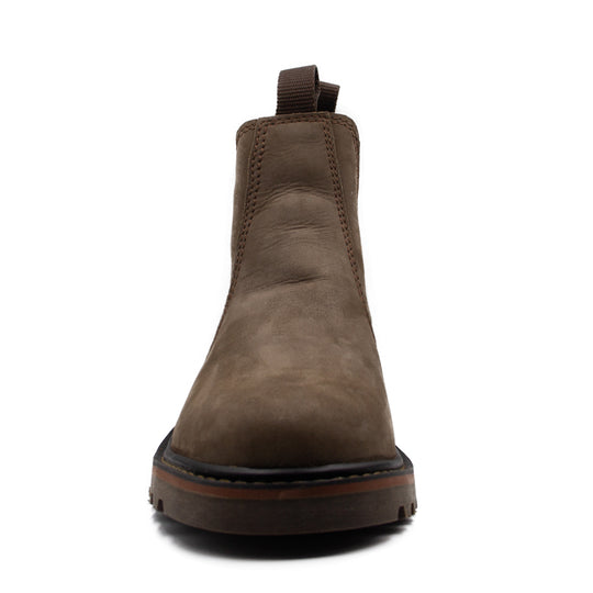 Bota Waterproof Sin Casquillo Para Hombre 2829 Nobuck Chocolate