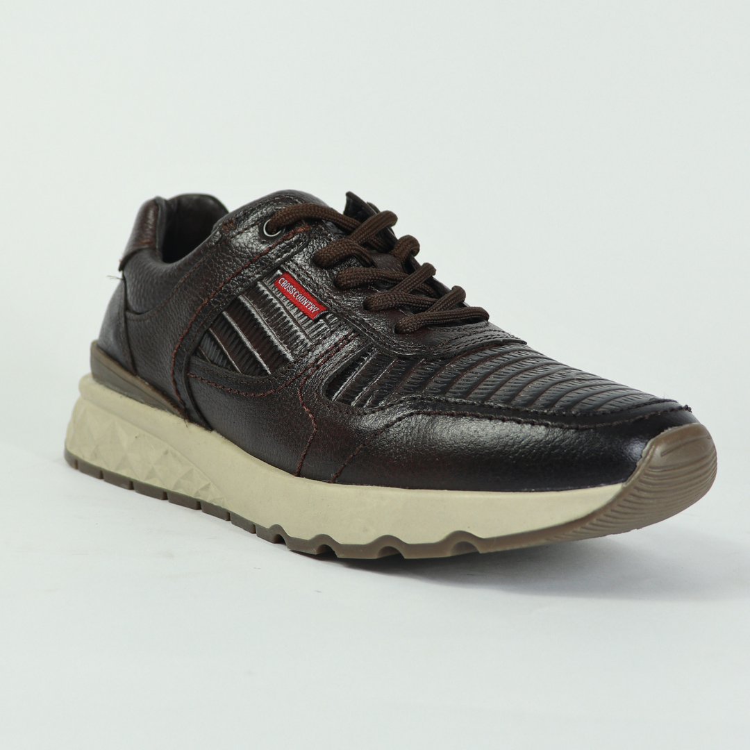 Sneakers Carlo Lizard / Café 3079