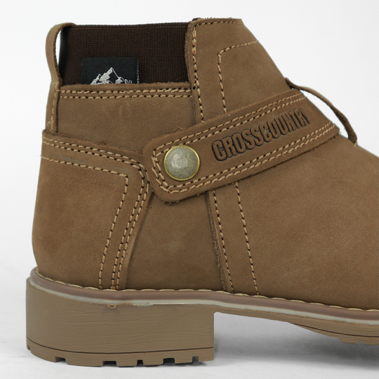 Bota Fryda De Piel Para Mujer 1231 Nobuck Arena