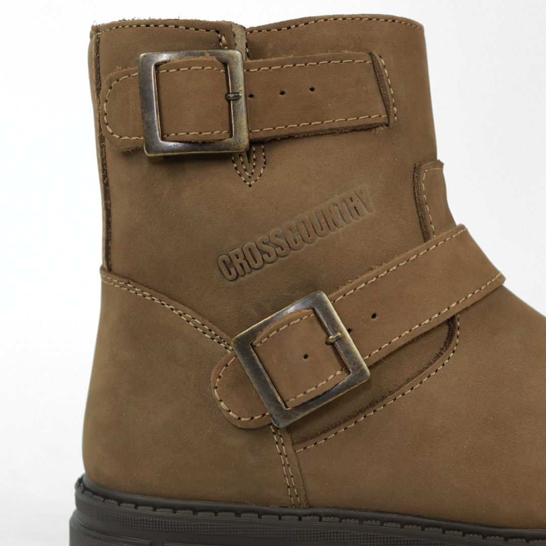 Bota Sahara De Piel Para Mujer 1079 Oleobuck Arena