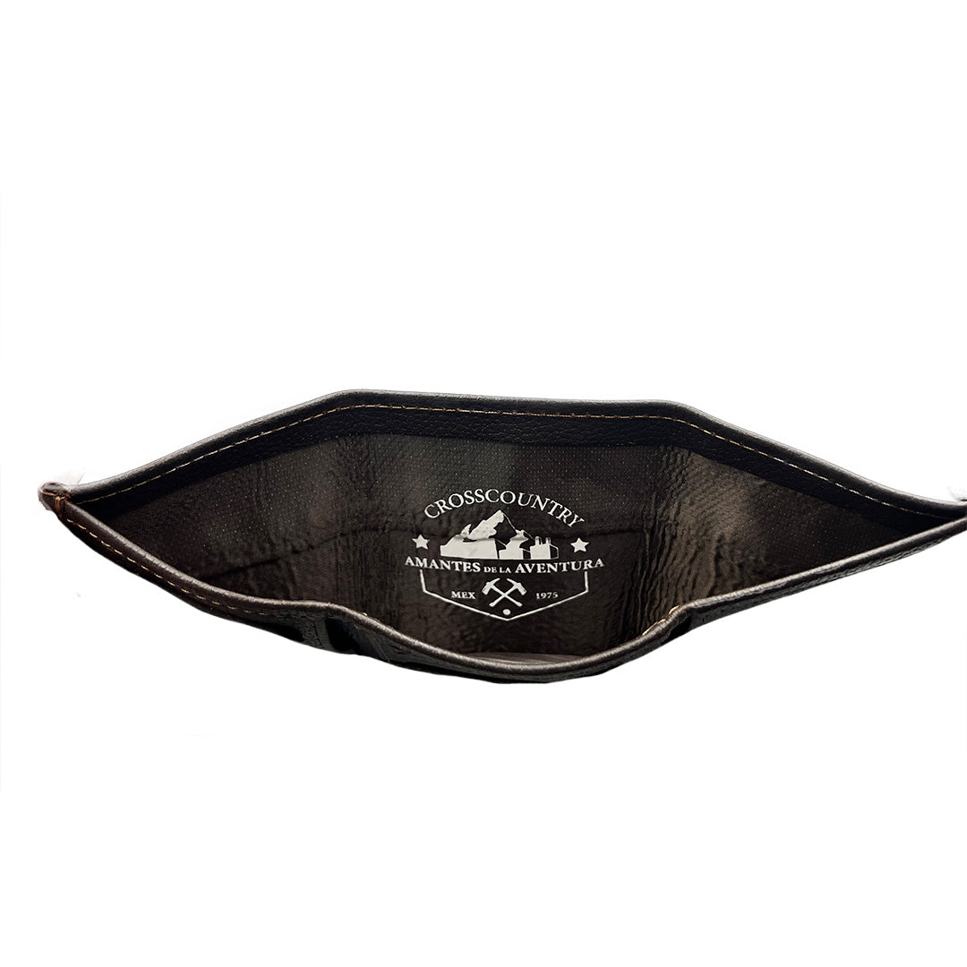 Cartera De Piel/Lona Mod.CC01