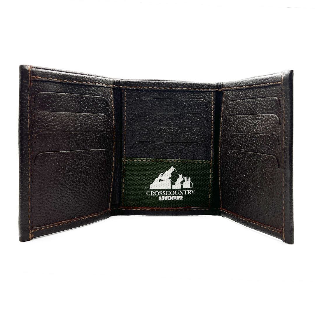 Cartera De Piel/Lona Mod.CC01