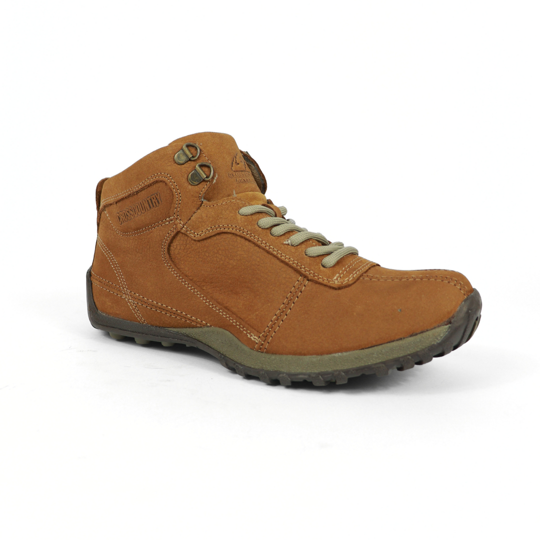 Bota Corta Outdoor De Piel Napoli 2504 Oleobuck Avellana