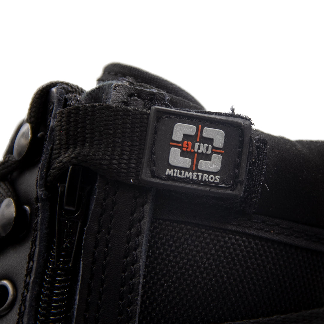 Bota Táctica De Piel Mod. 5007 Negro