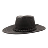 Cargar imagen en el visor de la galería, Sombrero De Cuero Color Negro
