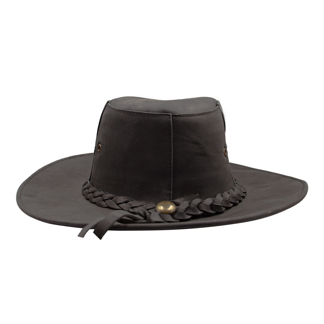 Black Leather Hat