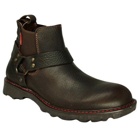 Bota Dubai Grisly Café Con Arnés 2937
