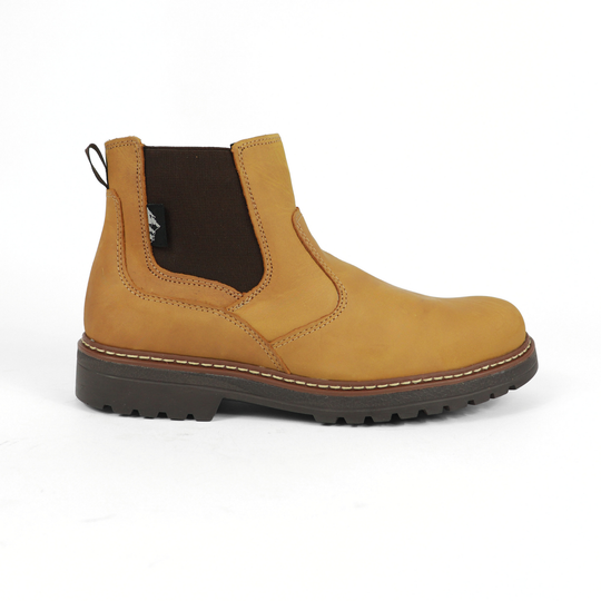 Bota Chelsea De Piel 2909 Alpes Crazy Miel