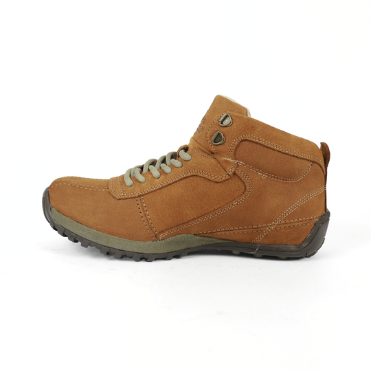 Bota Corta Outdoor De Piel Napoli 2504 Oleobuck Avellana