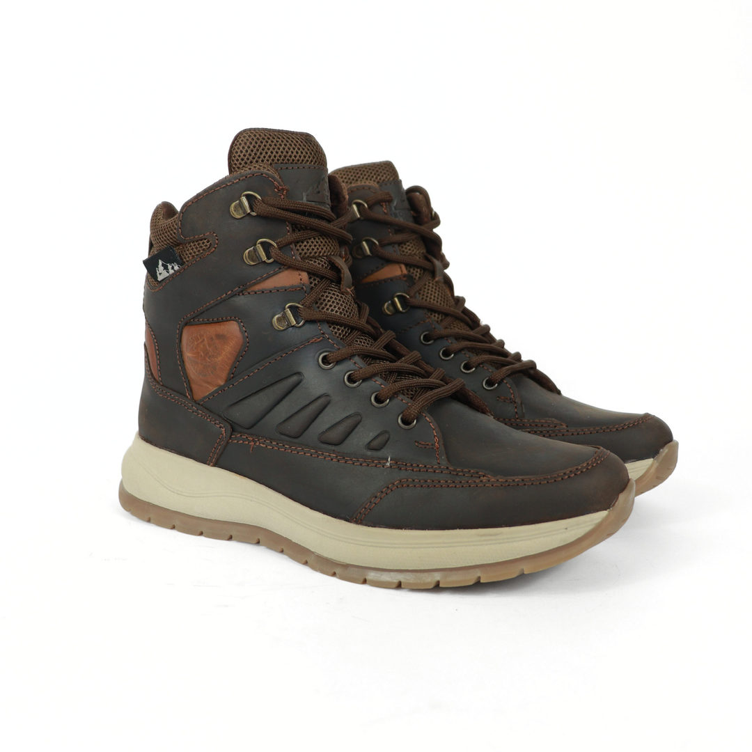 Bota Outdoor De Piel Manhattan 2913 Café Viejo