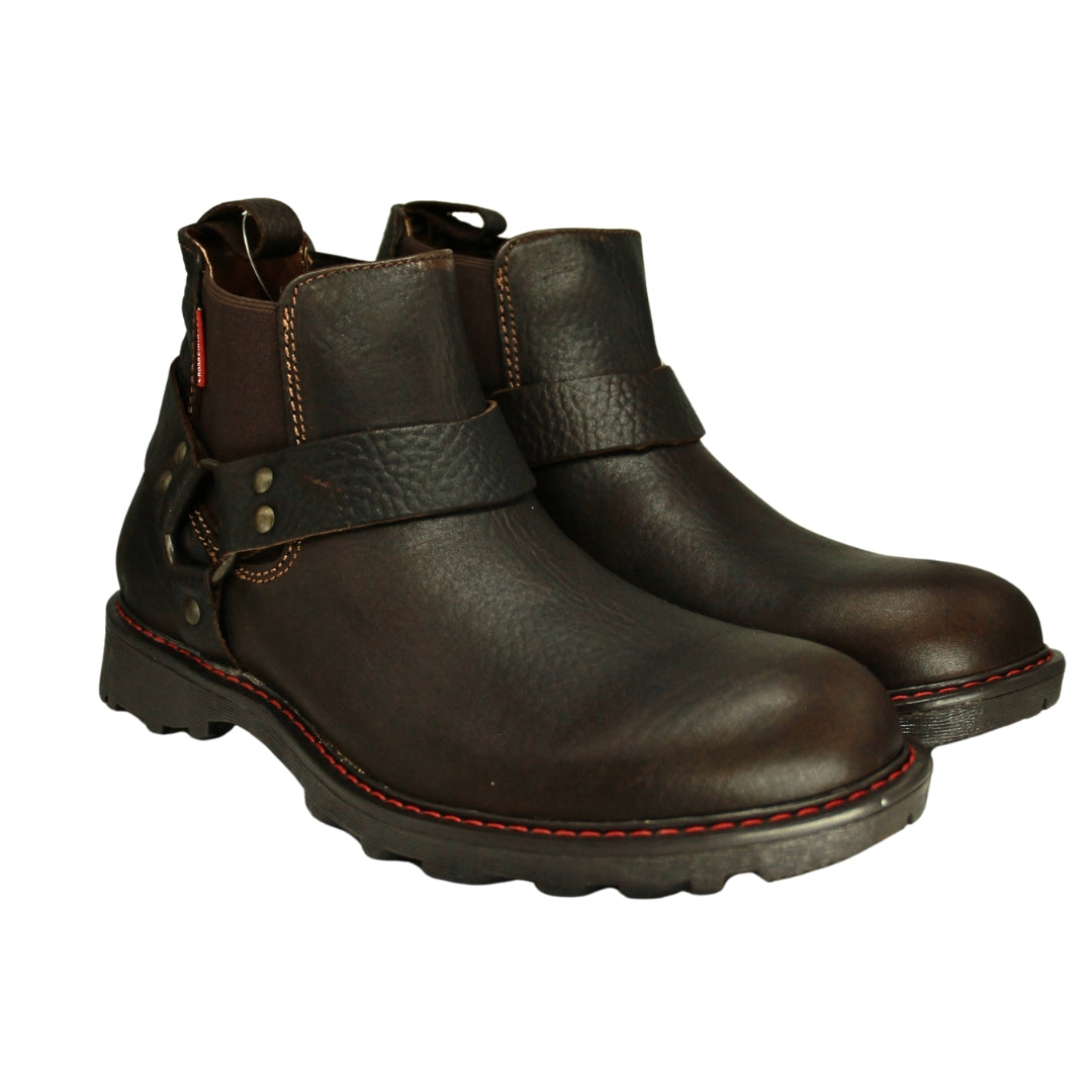 Bota Dubai Grisly Café Con Arnés 2937