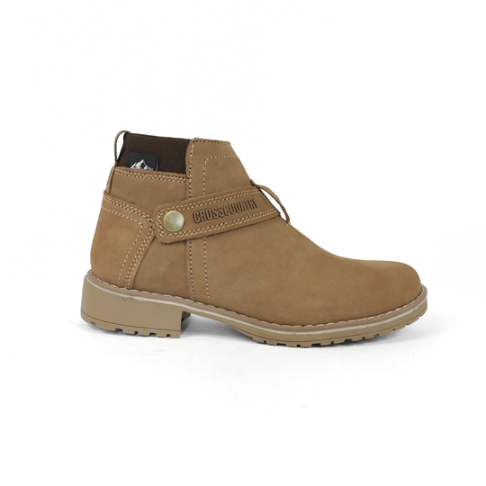 Bota Fryda De Piel Para Mujer 1231 Nobuck Arena