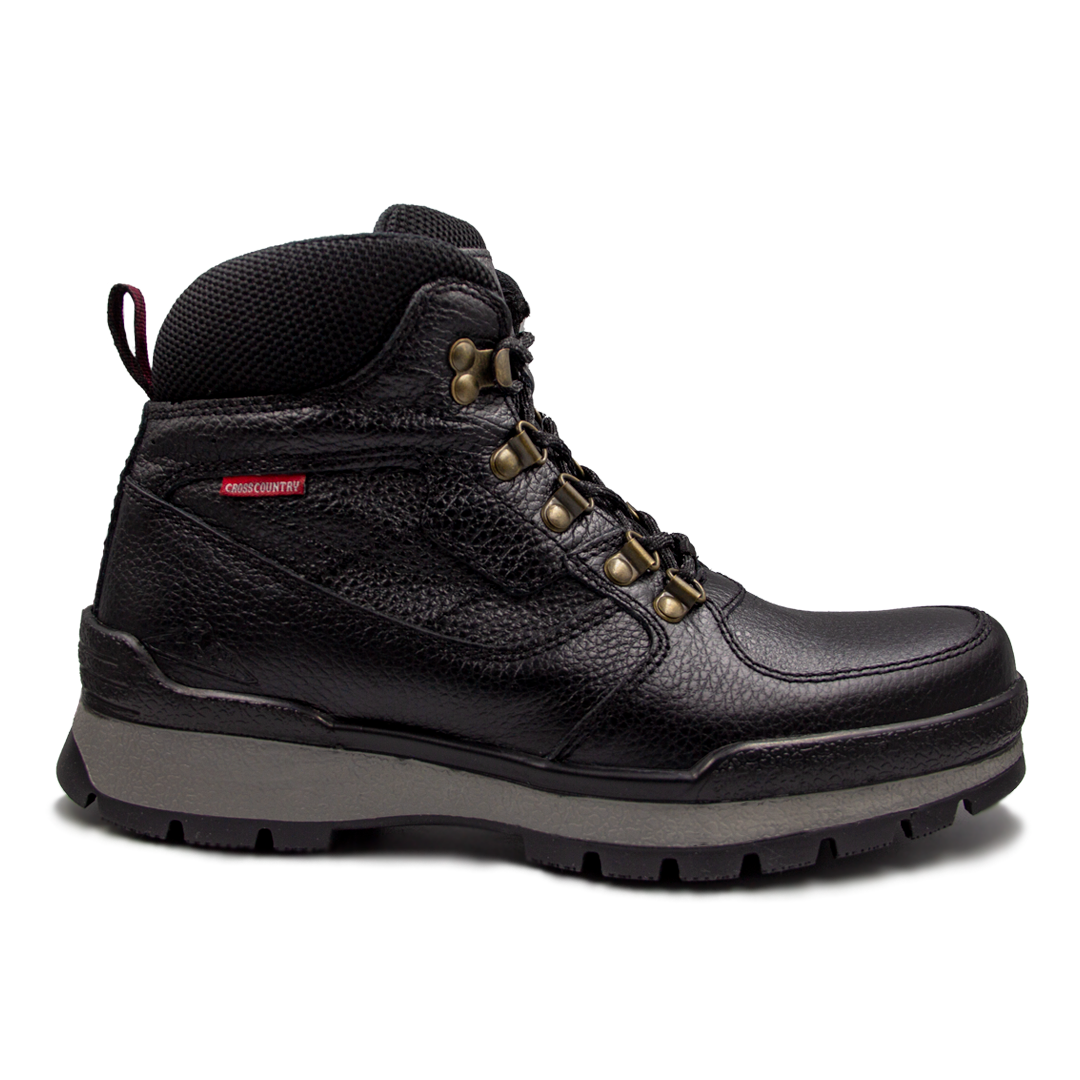 Bota Casual De Piel Linares 2879 Himalaya Negro