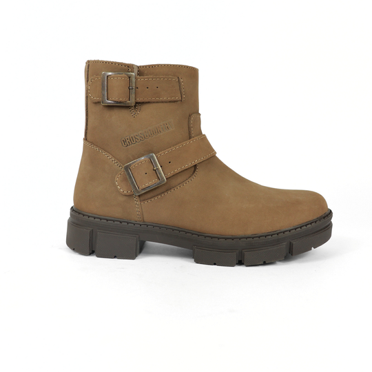 Bota Sahara De Piel Para Mujer 1079 Oleobuck Arena