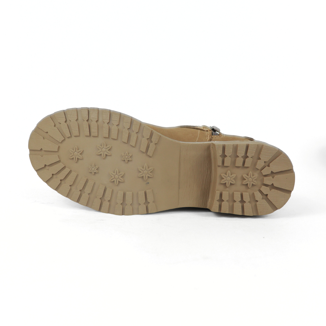 Bota Fryda De Piel Para Mujer 1231 Nobuck Arena