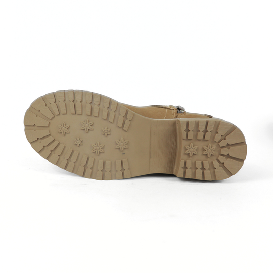Bota Fryda De Piel Para Mujer 1231 Nobuck Arena