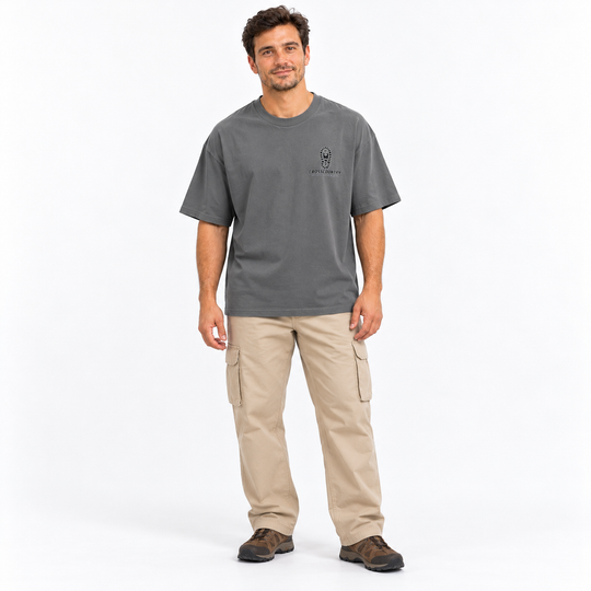Camiseta Oversize CC-01 Ash Gray