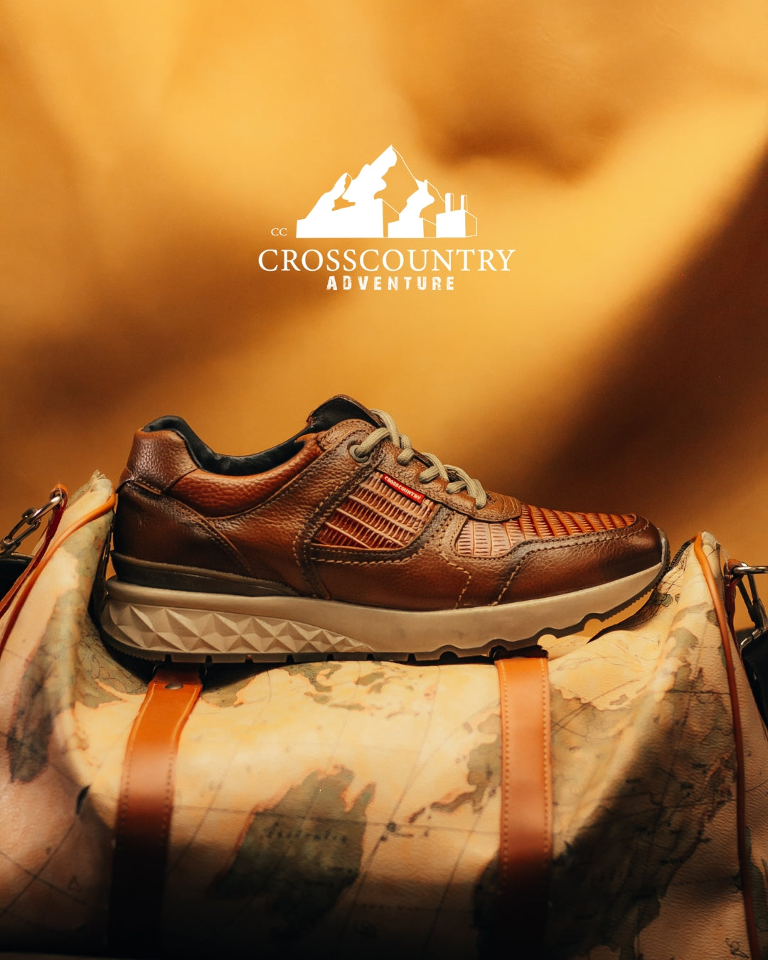 Sneakers Carlo Lizard / Honey 3079