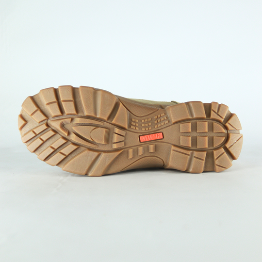 Bota Tactica De Piel 5007 Gamuza Arena