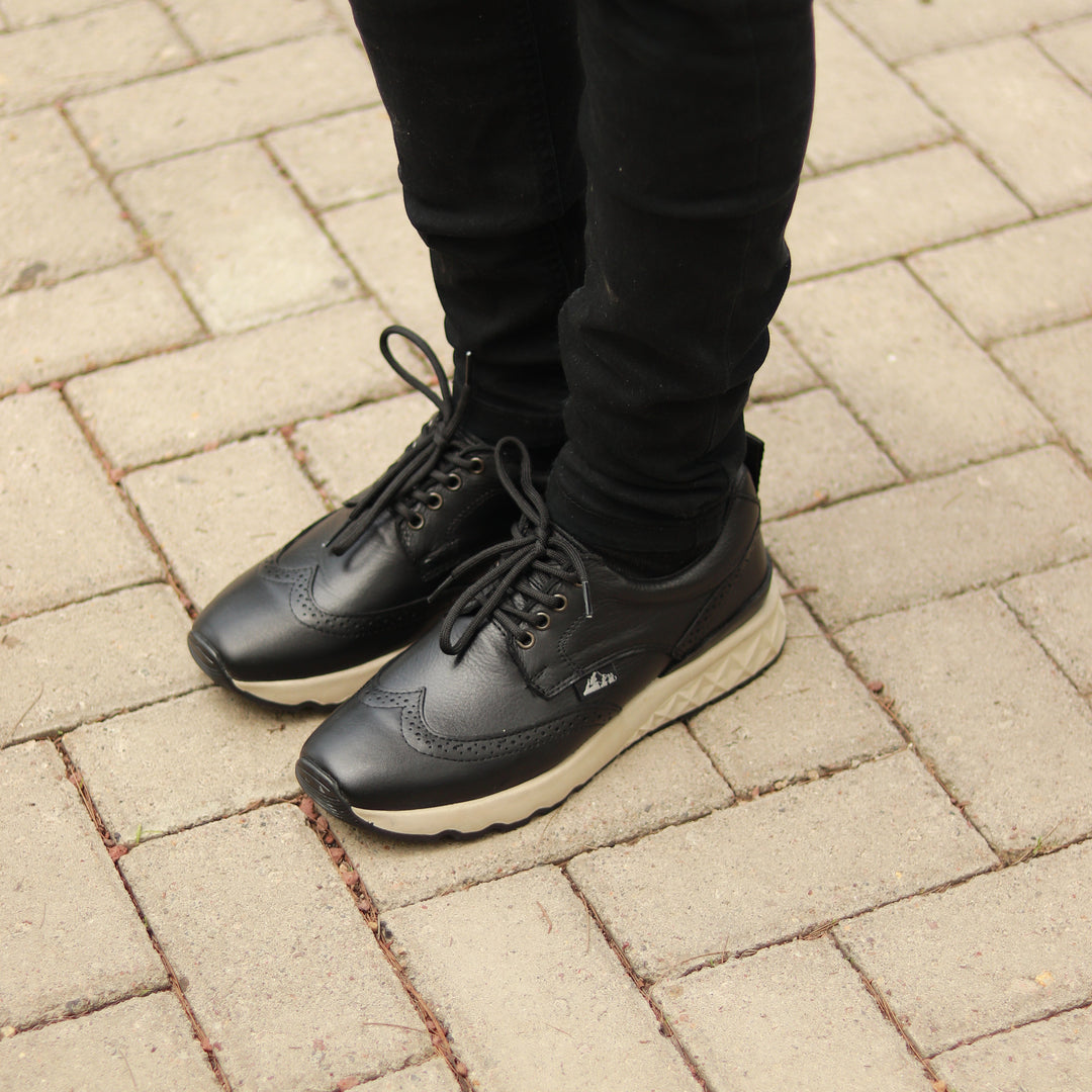 Sneakers Carlo Brogue Negro 2987
