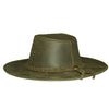 Cargar imagen en el visor de la galería, Sombrero De Cuero Verde Olivo