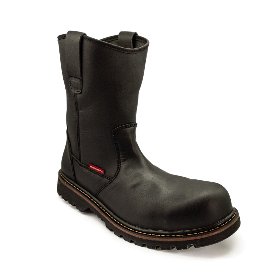 Bota Con Casco Quebec Negro 2030
