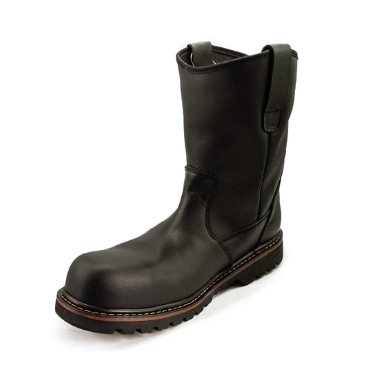 Bota Con Casco Quebec Negro 2030