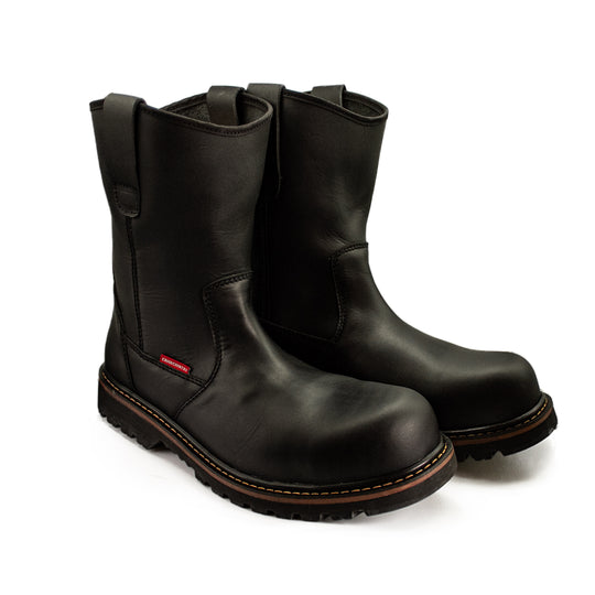 Bota Con Casco Quebec Negro 2030