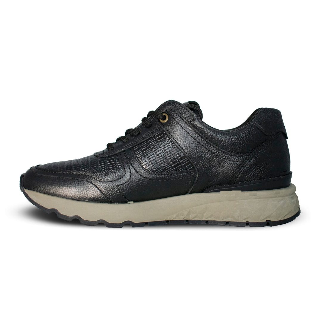 Sneakers Carlo Lizard / Negro 3079