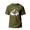 Playera Crosscountry Caballero Mod. T-02 Verde militar