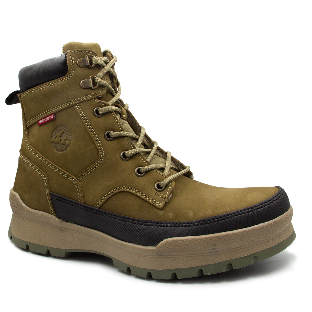 Bota Casual 2911 Linares Nobuck Olivo