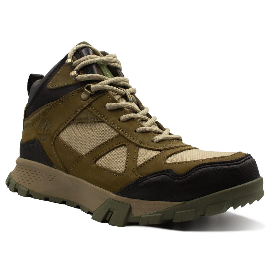 Bota Outdoor 2961 Bolonia Nobuck Olivo