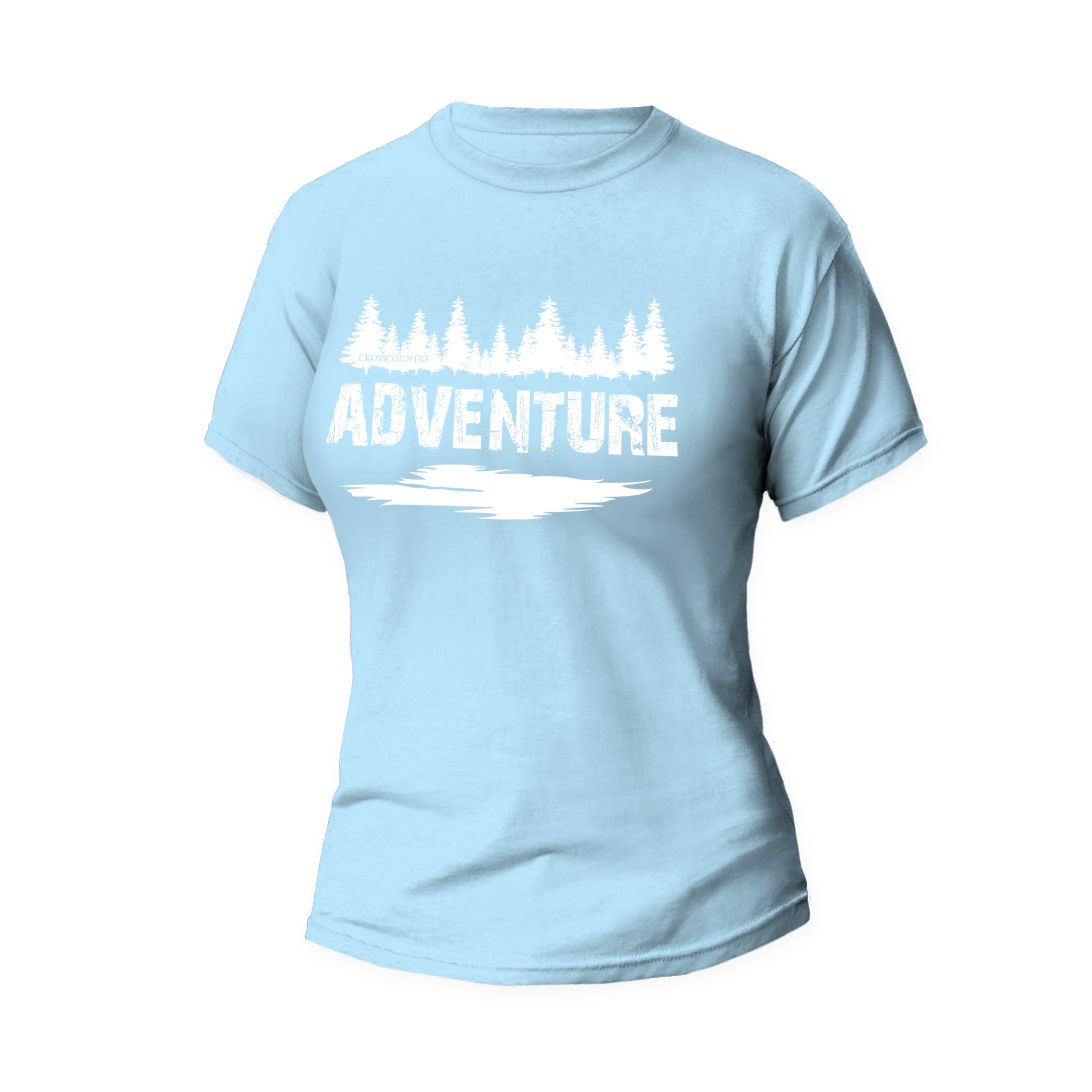 Playera Crosscountry Dama Mod. T-01 Azul